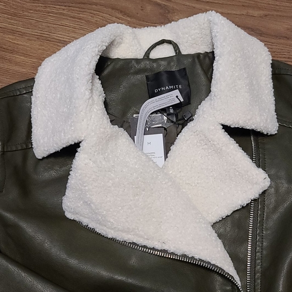 Dynamite - Faux Leather Jacket - Picture 2 of 6